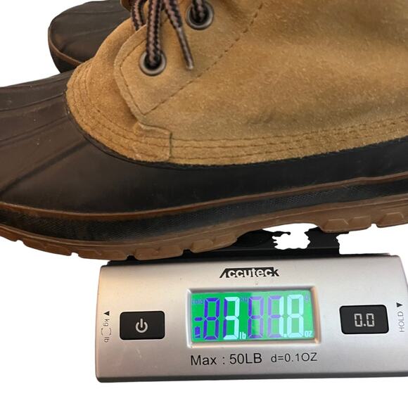 Duck Boots Womens 9 Leather Winter Rain Insulated Insoles of DuPont Thermo Lite - Picture 8 of 8